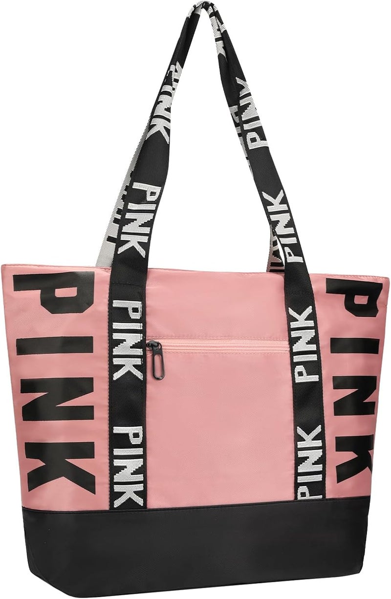 MOPERIL Travel Tote Bags for Women, Waterproof Beach Bag Spend the Night Bags for Women, Travel & Overnight Bag - Image 1